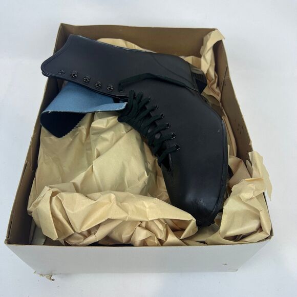 Vintage American Aces Men's Size 10 | Figure Skating Ice Skates Black Style 550 - Picture 2 of 10